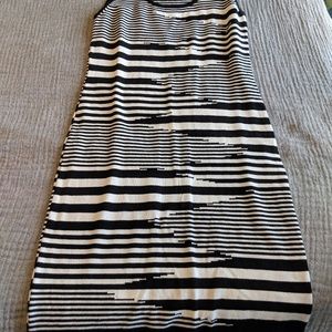 Black Saks Fifth Avenue sweater dress M